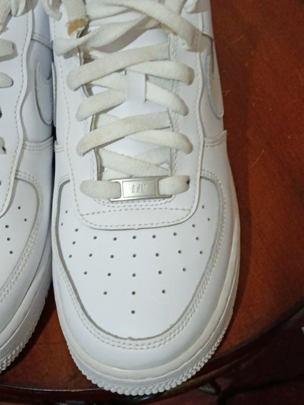 Nike Air Force 1 Triple White GS Sneakers Shoes DH2920-111 | Youth Size 7Y - Picture 8 of 14